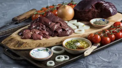 Hígado de res, pollo y cerdo.