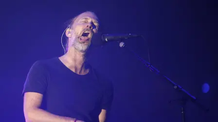 Thom Yorke, vocalista de la banda británica Radiohead.