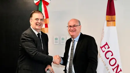 El secretario de Economía, Marcelo Ebrard, se reunió con  Ila Goldfajn , Presidente del Banco Interamericano de Desarrollo.