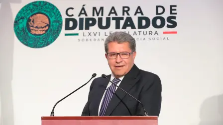 Ricardo Monreal, líder parlamentario de Morena en la Cámara de Diputados.