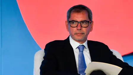 Edgar Amador, secretairo de Hacienda.