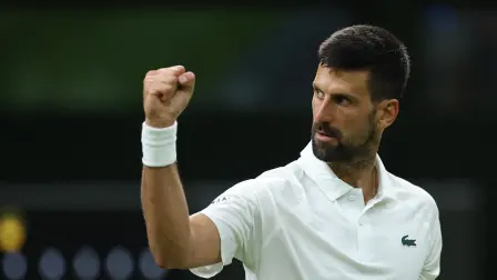 Novak Djokovic se enfrentará al tenista local Daniel Evans en la siguiente ronda de Wimbledon. Foto: Reuters