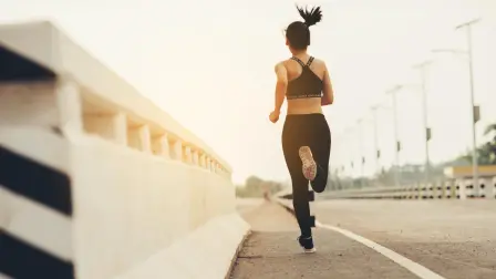 young fitness woman runner