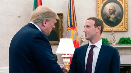 Donald Trump y Mark Zuckerberg son adalides de un estilo de liderazgo más “masculino” y agresivo.