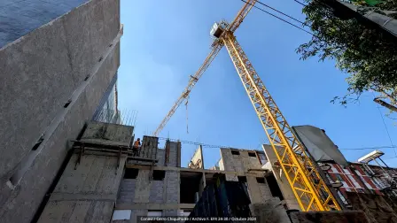 Construcción de vivienda de la Conavi
