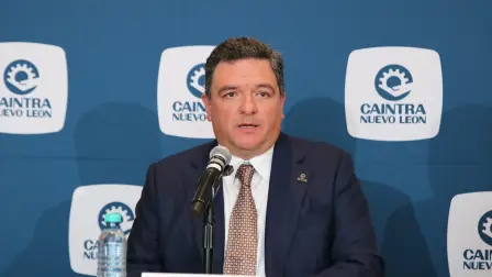 Jorge H. Santos Reyna, presidente de Caintra Nuevo León.