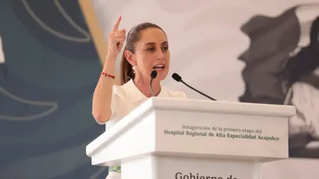 La presidenta de México, Claudia Sheinbaum, encabezó la inauguración del Hospital Regional de Alta Especialidad del ISSSTE.