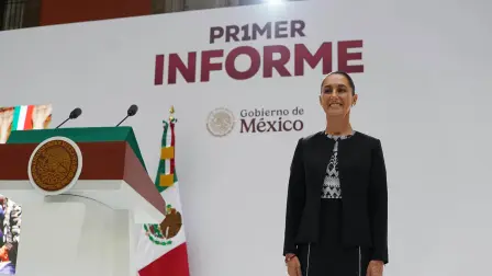 La presidenta de México, Claudia Sheinbaum, presentó su primer informe de gobierno.