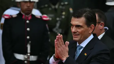 El presidente electo de Bolivia, Rodrigo Paz.