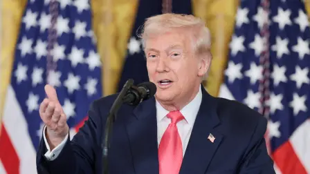 Donald Trump, presidente de Estados Unidos.