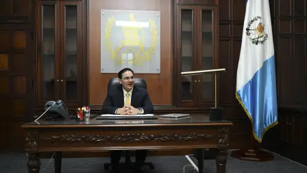 El ministro de Gobernación de Guatemala, Marco Antonio Villeda.