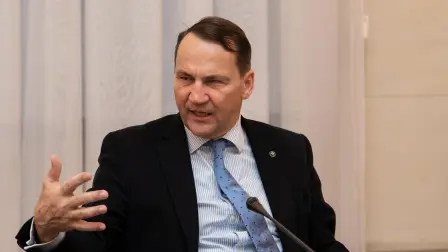El ministro de Exteriores polaco Radoslaw Sikorski