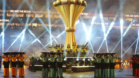Soccer Football - CAF Africa Cup of Nations - Morocco 2025 - Group A - Morocco v Comoros - Prince Moulay Abdellah Stadium, Rabat, Morocco - December 21, 2025 General view during the opening ceremony before the match REUTERS/Stringer