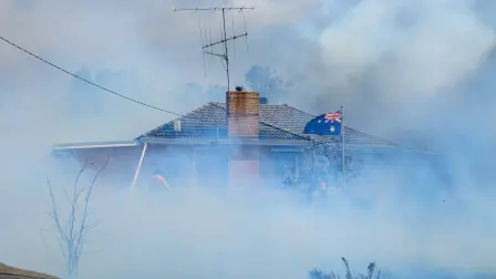 Incendio en Australia.