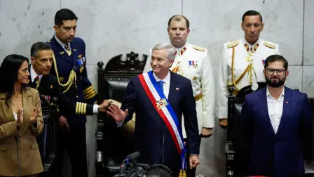 José Antonio Kast asume la presidencia de Chile.