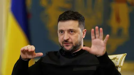 Volodimir Zelenski, presidente de Ucrania.