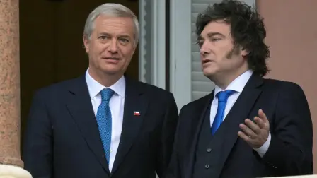 El presidente de Chile, José Kast, se runió con su homólogo argentino, Javier Milei, en Buenos Aires.