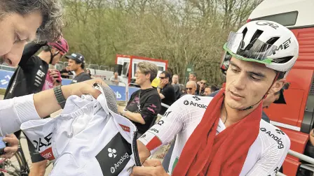 Isaac del Toro, ciclista.