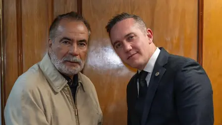 Integrantes del Sindicato Nacional del STC Metro dialogaron con, Adrián Ruvalcava, el Director General del Sistema de Transporte  Colectivo (STC) Metro de la Ciudad de México,