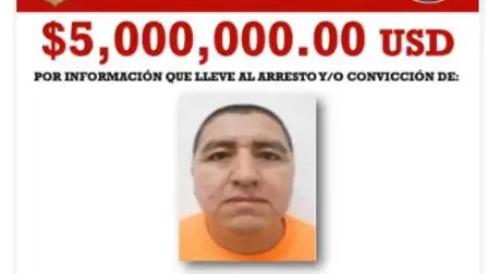 Ficha de Audias Flores Silva, "El Jardinero", quien fue detenido en Nayarit.