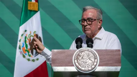 Ruben Rocha Moya, gobernador de Sinaloa.