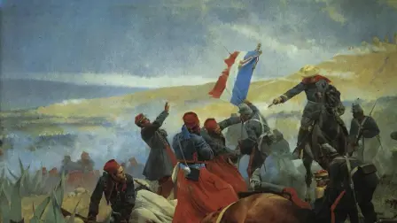 Retrato de la Batalla de Puebla.