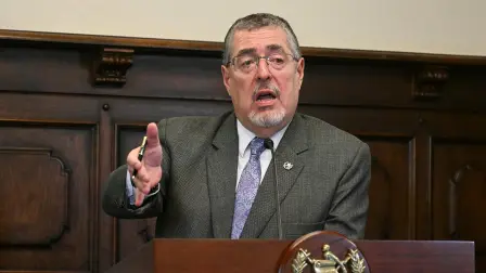 Bernardo Arévalo, presidente de Guatemala.