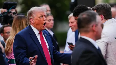 Donald Trump, presidente de Estados Unidos.