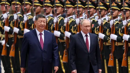 El presidente de Rusia, Vladimir Putin, visitó al líder Chino, Xi Jinping.