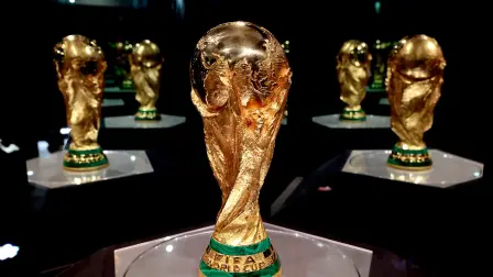 Trofeo de la Copa del Mundo Fifa.