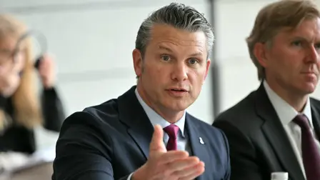 El secretario de Defensa de Estados Unidos, Pete Hegseth.