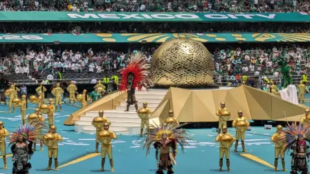 Comienzo de la inauguración del Mundial de Futbol 2026 en el Estadio Ciudad de México.