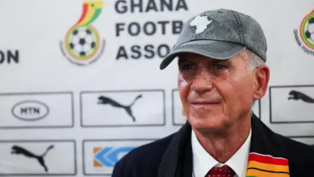Carlos Queiroz, director técnico de la selección de Ghana.