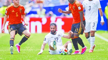 Las selecciones de Bélgica y Egipto se enfrentaron en el Seattle Stadium.