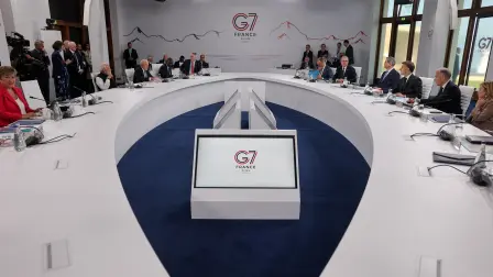 La cumbre del G7 se llevó a cabo en Evian-les-Bains, Francia, entre el 15 y el 17 de junio.