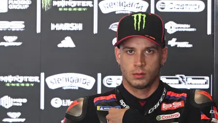 Marco Bezzecchi, del equipo Aprilia Racing.
