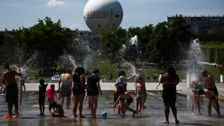 Una segunda ola de calor golpeó a Francia y gran parte de Europa este fin de semana.