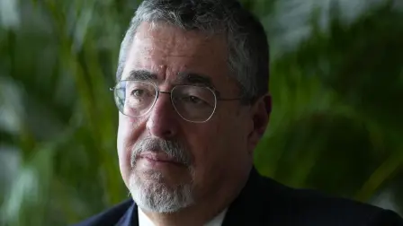 El presidente de Guatemala, Bernardo Arévalo.