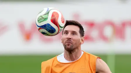 Lionel Messi, delantero argentino.