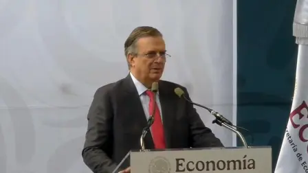 Marcelo Ebrard, secretario de Economía.