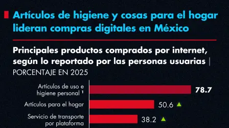 Artículos de higiene y cosas para el hogar lideran compras digitales en México.