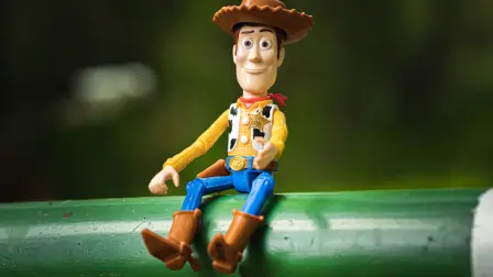 Un muñeco de Woody, protagonista de la saga Toy Story.