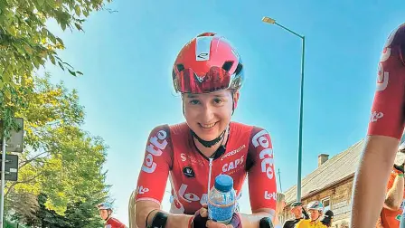 Romina Hinojosa, ciclista mexicana.