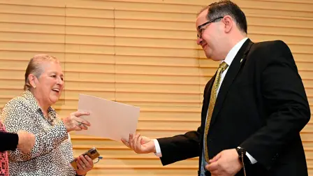 Patricia Dávila fue designada por el rector Leonardo Lomelí como Secretaria General de la UNAM en noviembre de 2023.