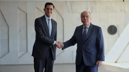 El canciller de México, Roberto Velasco y el de Brasil, Mauro Vieira, copresidieron la VI Reunión de la Comisión Binacional México-Brasil.