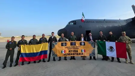 La Cancillería de Colombia agradeció el envío de ayuda por parte de México.