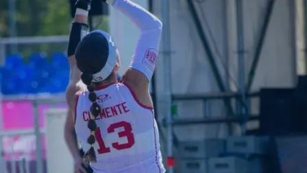 Sara Villagrasa, en un partido con la selección española de flag football.REMITIDA / HANDOUT por FEFAFotografía remitida a medios de comunicación exclusivamente para ilustrar la noticia a la que hace referencia la imagen, y citando la procedencia de la imagen en la firma14/8/2026