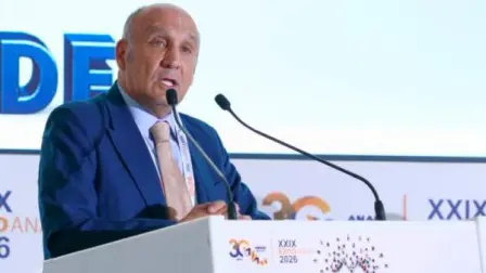 El secretario de Desarrollo Económico y Trabajo, Víctor Gabriel Chedraui.