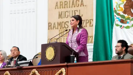 La jefa de Gobierno de la Ciudad de México, Clara Brugada, presentó su segundo Informe de Gobierno ante el Congreso local.