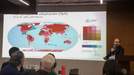 Panel Hallazgos del reporte Rebasar el 1.5 °C.